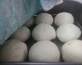 A picture of step 6 of Spinach cheese filled piglets bun.