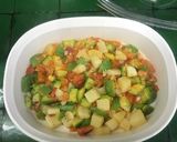 Foto del paso 2 de la receta: Calabacitas con papas y tocino