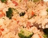 (小烤箱料理之四:剩飯料理) 奶香焗烤飯的食譜步驟4照片