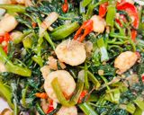 Foto langkah ke 5 dari resep Cah kangkung udang saos tiram ala binsele.