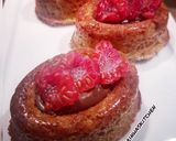 Une image de l'étape 7 de Mini savarins framboises Nutella.