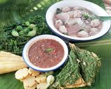 รูปขั้นตอนการทำที่ 3 ของ ต้มจืดหัวไชเท้า2สีใส่หมูสับ #สำหรับเด็กๆน่าจะชอบค่ะเพิ่มสีสัน