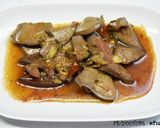 รูปขั้นตอนการทำที่ 7 ของ ตับหมูผัดพริกกระเทียม