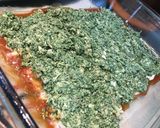 Foto del paso 5 de la receta: Lasagna de espinaca y pollo con Salsa bechamel y filetto 🥳