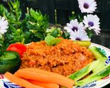صورة لخطوة 1 من وصفة برغل بندوره من اطيب الاكلات الصيفيه