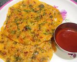 A picture of step 8 of Veg Rice Pancake.