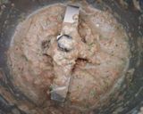 A picture of step 3 of Anaardana chutney.
