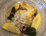 Foto del passaggio 5 della ricetta Cansoncelli pancetta croccante, burro e salvia