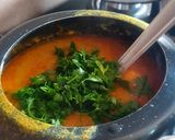 A picture of step 4 of Tuvar Dal.