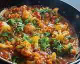 A picture of step 4 of Green peas cauliflower sabji.