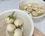 Hình bước làm 1 của món Cà Pháo Ngâm Tỏi Ớt Chua Ngọt