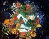 A picture of step 9 of Vegetable sauce #saucecontest.