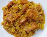 Foto del paso 14 de la receta: Arroz meloso de sepia, calamar, pulpitos con rape y merluza