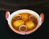 A picture of step 5 of Spicy Egg Curry.