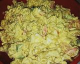A picture of step 7 of Deviled Pasta Salad.