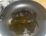 A picture of step 1 of Mexican style zucchini.