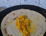 इंस्टेंट क्रिस्पी रवा मसाला डोसा (instant crispy rava masala dosa recipe in Hindi) रेसिपी चरण 8 फोटो