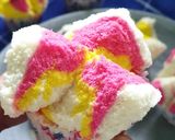 Foto langkah ke 4 dari resep Bolu Mekar ketawa Kukus.