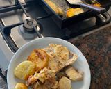 Foto del paso 5 de la receta: Pacu al horno con zapallo calabacín
