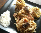 Foto del paso 6 de la receta: Spaguettis carbonara (sin crema de leche)