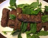 A picture of step 3 of California Farm Broiled Lamb Kebabs.