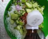 รูปขั้นตอนการทำที่ 9 ของ ยำขนมจีน (ปลาร้า)​