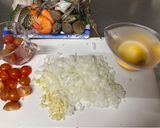 A picture of step 3 of Seafood Pan Rice.