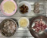 A picture of step 5 of Tofu Skin Shumai.