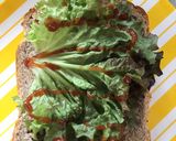 Hình bước làm 3 của món Bữa sáng với sandwich cuộn (eat clean)