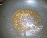 A picture of step 1 of Egg fried Rice with mayo garlic sauce.
