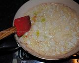 A picture of step 4 of Persian spicy prawn with rice.