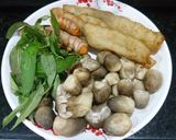 Hình bước làm 1 của món Bún xào nghệ chay