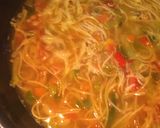 A picture of step 8 of Soupy Noodles.