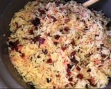 Foto del paso 4 de la receta: Arroz con tallitos de hojas de betarraga