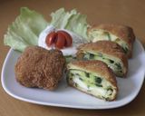 Rántott cukkini mozzarellával töltve recept fázis 5 fotója