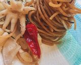 Foto del paso 4 de la receta: Spaghetti con gulas y sepia