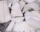 A picture of step 6 of Rice,and coconut pap.