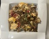 Foto del paso 8 de la receta Revuelto de setas con jamón y un ajo