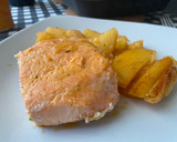 Foto del paso 9 de la receta: Salmón al horno con patatas