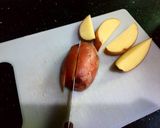 A picture of step 2 of Crispy potato wedges with mint tomato chutni.
