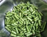 Foto langkah ke 1 dari resep Tumis tahu kacang panjang#berburuclemekemas#resolusili2019.