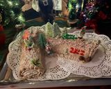 A picture of step 7 of Buche de Noel.