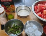 A picture of step 2 of Watermelon lemondo.