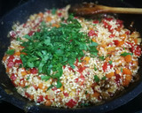Foto del paso 4 de la receta: Hojas de parra rellenas con mix de carne y arroz Bomba