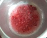 A picture of step 10 of White forest cake#mycreativewhiteforestrecp.chocolate flower.