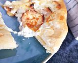 Une image de l'étape 4 de Pizza 🍕 crousti crème fraîche lardons fromage et poulet fumé.