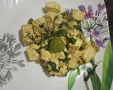 A picture of step 4 of Paneer mint stir fry.