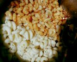 A picture of step 2 of Chaat paata pasta.