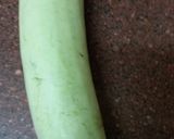 A picture of step 1 of Bottle gourd & Ridge gourd pickle.