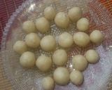 A picture of step 2 of Gullab jaman.